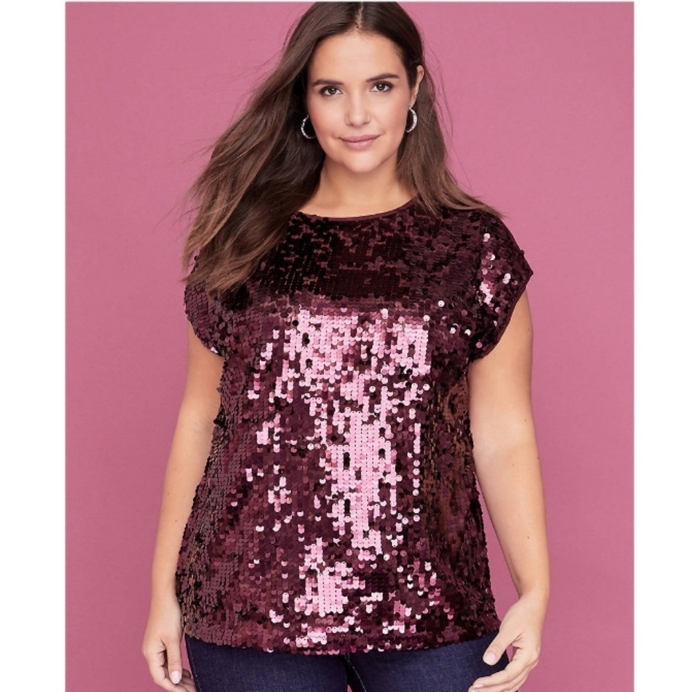 Sequin Tee/Top